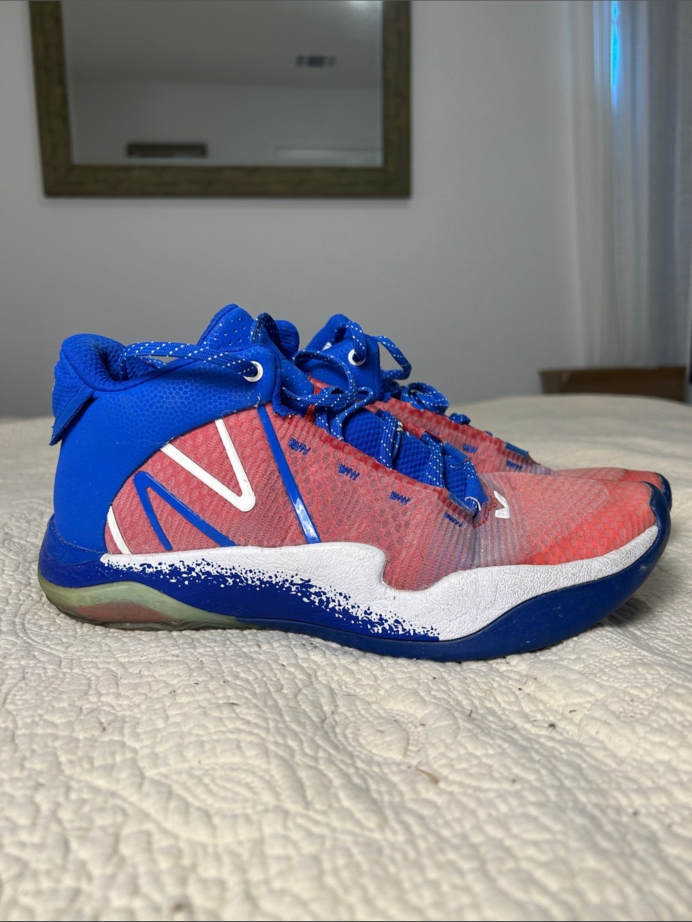 New Balance Two Wxy V2 Blue and Coral Athletic Sneakers